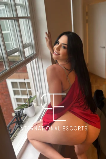 A very sexy brunette TS escort named Capri