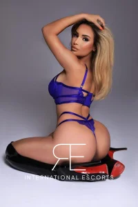 A profile picture of a sexy London escort named Aria